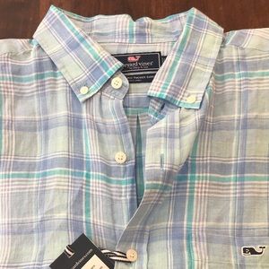 Classic fit Tucker Shirt  100% linen